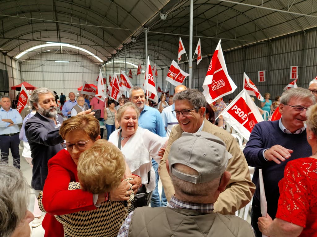 Imagen del ambiente festivo que respiraba en la Fiesta de la Rosa.